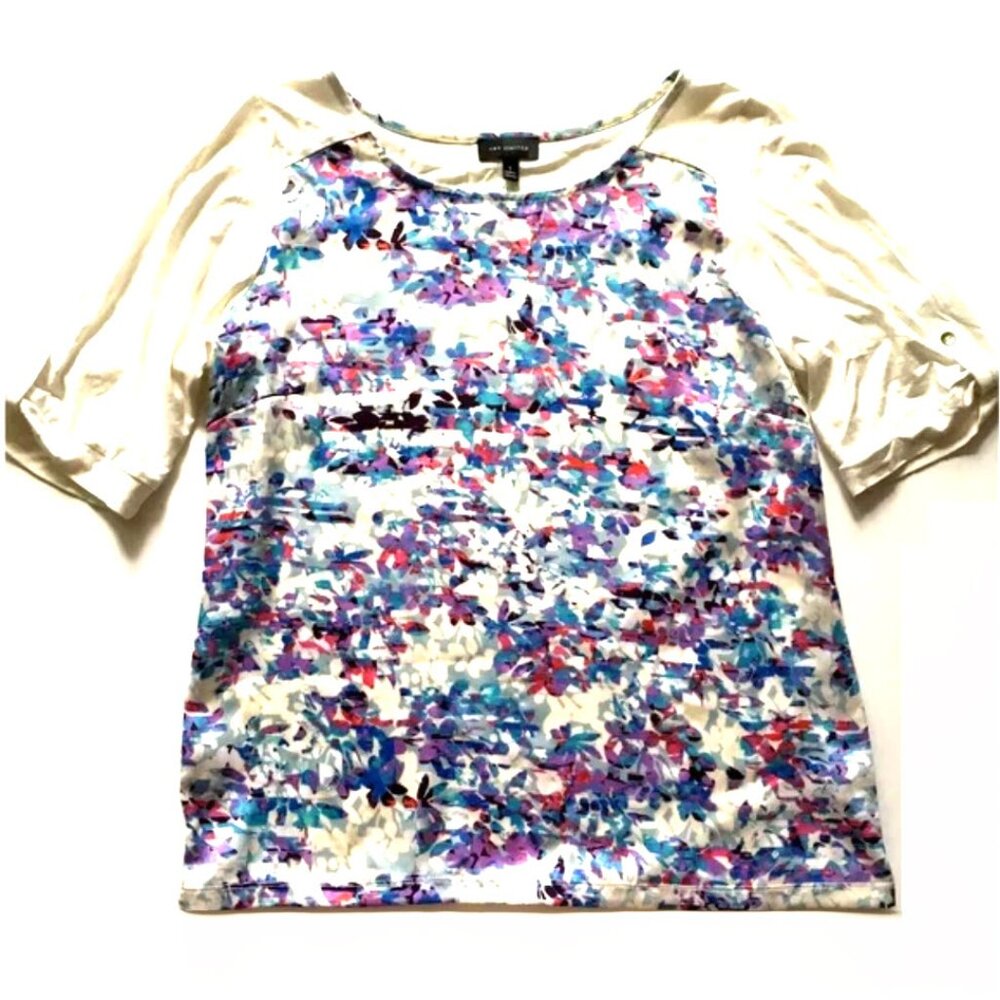 The Limited Watercolor Floral Blouse